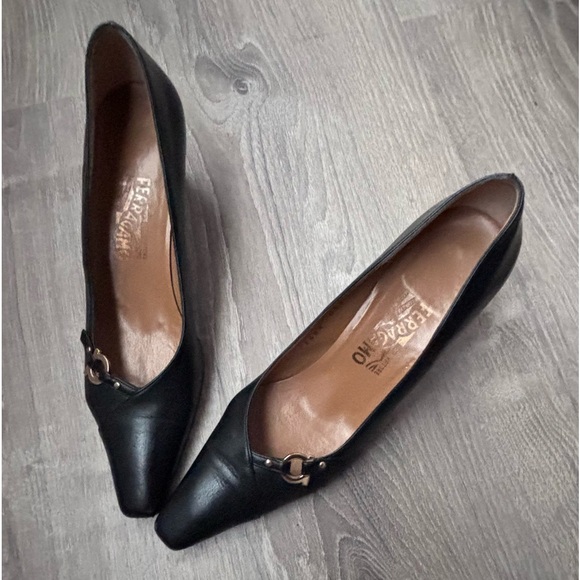 Black Salvatore Ferragamo Heels - Picture 2 of 9